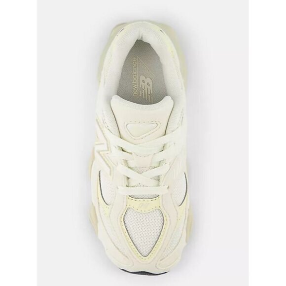 New Balance 9060 Kids Ivory White Sea Salt With Linen Lace Sneakers Size US 3 - Picture 4 of 12